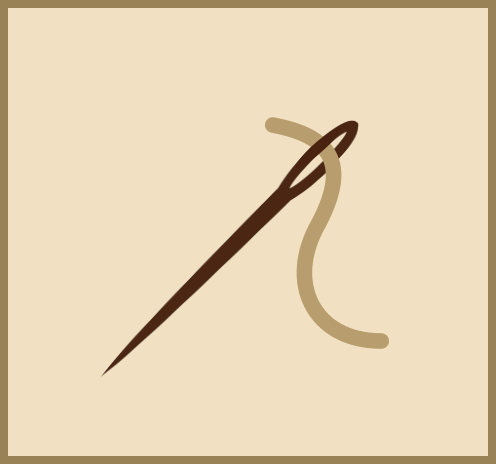 antique rug repair icon